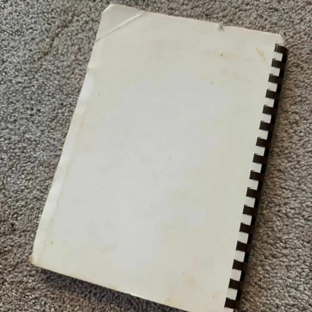 Vintage What's Cookin Regional Recipe Book Buffalo, Illinois St Joseph Church